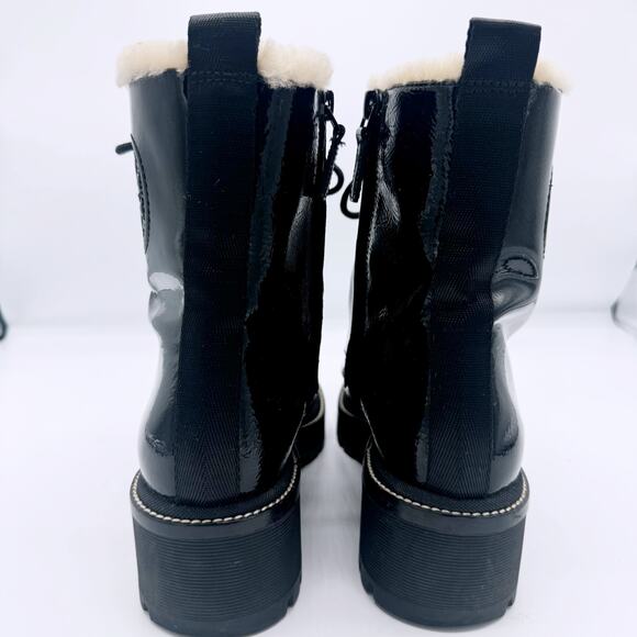 Tory Burch Women's Miller Shearling Lug Sole Boot - Picture 11 of 12